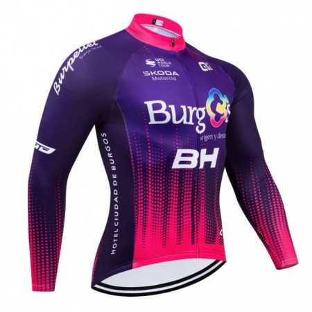 Wielershirt 2024 Burgos BH Lange Mouw
